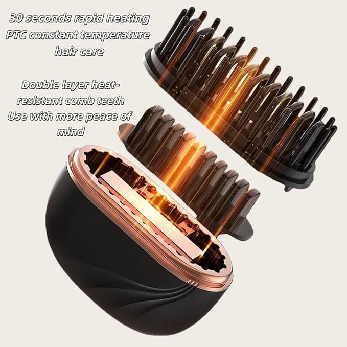 Mini Straightener, Rechargeable Portable Hair Straightener Brush, Cordless and Portable,Travel Straightene Mini,Fast Heating,Suitable for Travel (Pink)