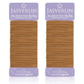 Hair Ties Brown Nylon Hair Rubber Bands for Women Girls Fine Medium Beauty Hair Elastics, Skinny Ponytail Holder Snag Free No Damage No Breakage 2mm 80 Pcs JASVERLIN (Light Ash Brown)