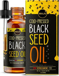 Maju Superfoods Black Seed Oil - 3 Times TQ, Cold-Pressed, Travel Size, 100% Turkish Black Cumin Seed Oil, Liquid Pure Blackseed, Glass Bottle, 2 Oz