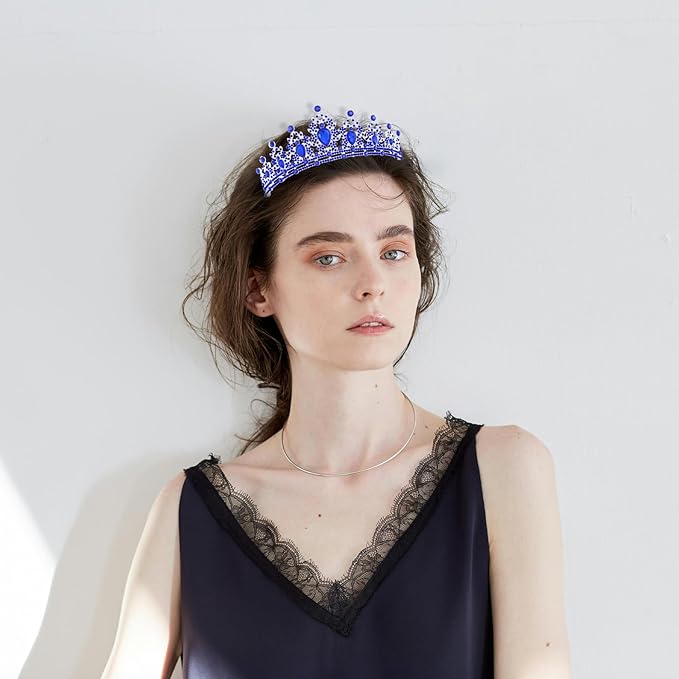 Princess Tiara and Crown for Women Wedding Tiaras for Bridal Tiaras and Crystal Crowns Rhinestone Headband Metal Hair Accessories for Costume Birthday Party Prom Gifts