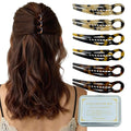 6 Pack Prestige Hair Pins for Women, 3.15" Medium French Hair Pins for Thin & Thick Hair, Curved Anti-Slip Design for Better Hold, Perfect Holiday Gift for Her