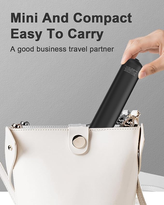 Rechargeable Hair Straightener Brush - 6400mAh Large Capacity Battery - Portable Straightening Brush Comb - Mini Cordless Ionic Straightener for Women - Great for Travel & Home ACSGPG