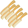 Giorgio G37 Large Coarse Hair Detangling Comb, Wide Teeth for Long Thick Curly Wavy Hair. Wet and Dry Use. Handmade Rake Comb, Saw-Cut from Cellulose, Hand Polished Imitation Horn