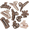 10PCS Non-Slip Hair Clips Jaw Clips for Thick Hair Clamp Flower Non-Slip Hair Accessories with Multi-Styles for Women Girls