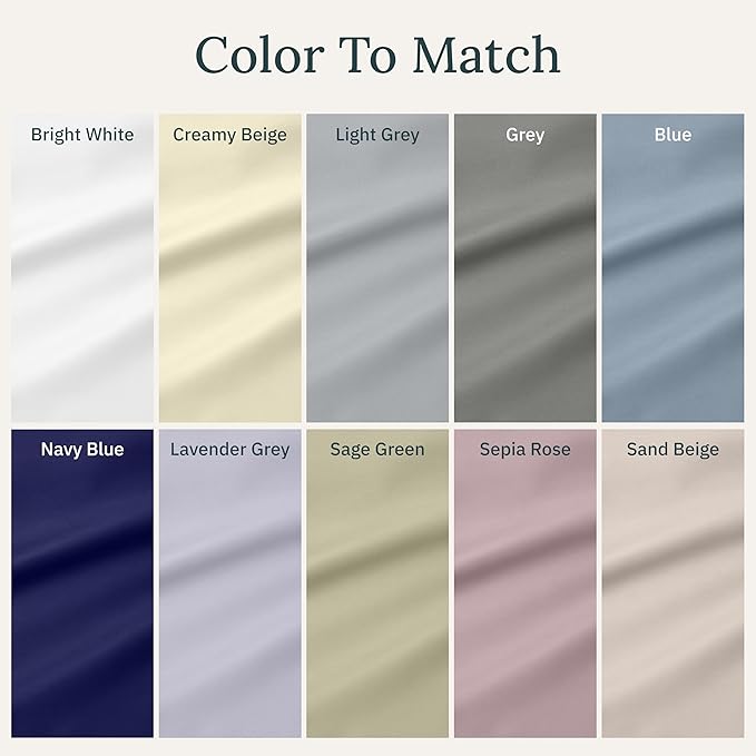 California Design Den Pillow Cases Queen Size Set of 2-1000 Thread Count, Soft and Smooth Sateen Weave, 100% Cotton Pillowcases Standard/Queen, Thick and Durable - Lavender Grey