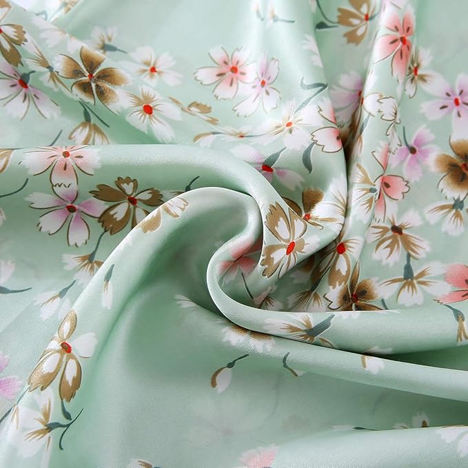 SLPBABY Silk Pillowcase for Hair and Skin with Hidden Zipper Print (King, Pattern27)