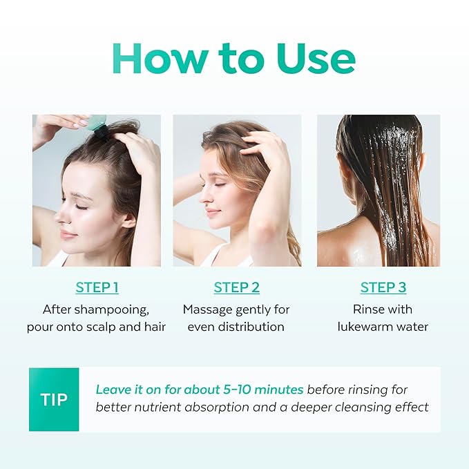A’PIEU Mint Hair Vinegar - Deep Scalp Clean & Detox for Oily Scalp, Buildup & Dandruff Scalp Treatment, pH-Balancing Rinse for Fresh, Shiny Hair, Korean Hair Care, 6.76 fl oz