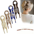 Prestige French Hair Pins - Serrated Anti-Slip Design, Curved Angle for Better Head Fit, New Elegant Hair Accessories for Women, Suitable for All Hair Types（4pcs）