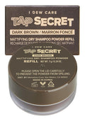 I DEW CARE Biotin Clarifying Dry Shampoo - Tap Secret Dark Brown Refill | Strengthening & Volumizing, Powder Type, Refillable, Travel size, Non-aerosol, Korean Ginseng, Gifts For Women, 0.28 Oz