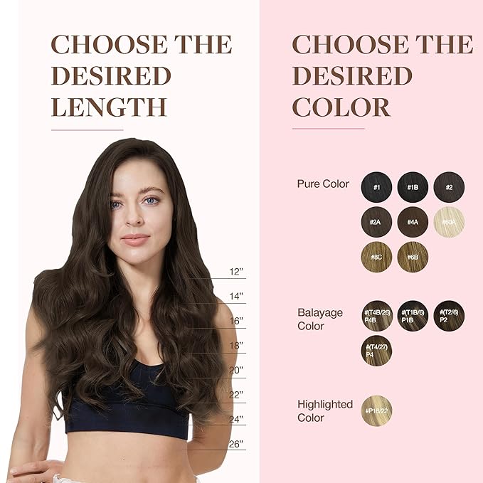 GOO GOO Clip in Hair Extensions Real Human Hair, Remy Human Hair Extensions Clip ins for Women, Natural Human Hair, 24inch 150g 9Pcs, #2A Light Brown