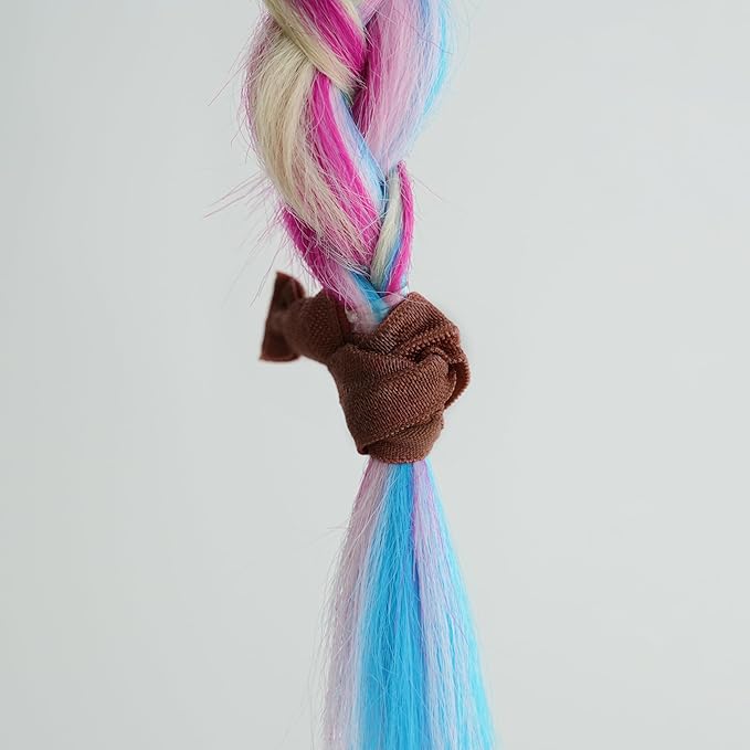 MEEDEE 100 Pack Brown Hair Ties For Women No Crease Soft Elastic Ribbon No Damage Brown Hair Ties Knotted Ouchless Hair Ribbon Yoga Hair Ribbons Elastic Bracelets