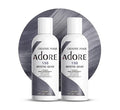 Adore Semi Permanent Hair Color (158 Mystic Gray) | Vegan & Cruelty-Free Gray Hair Dye | No Ammonia, No Peroxide, No Alcohol | 4 Fl Oz Each (Pack of 2)