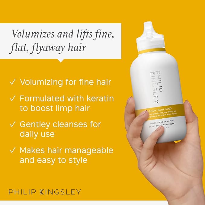 Philip Kingsley Brilliant Body and Volume Hair Care Gift Set, Volumizing Shampoo, Conditioner, Hair Plumping Cream, Deep Conditioning Mask