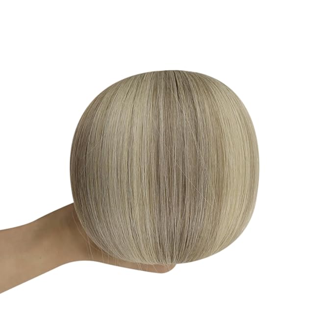 Full Shine Virgin Tape in Extensions Human Hair 18Inch Double Sided Tape in Hair Extensions Blonde and Brown Balayage Invisible Injection Hair Extensions Machine Remy Tape Hair 25Gram 10Pcs