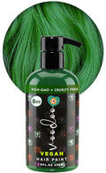 MOEHAIR Semi-Permanent Hair Color | Green Hair Dye 8 Oz | No Ammonia, Sulfate or Paraben | Vegan & Cruelty-Free | Gentle & Washable Formula | Voodoo Harmony Green Hair Color