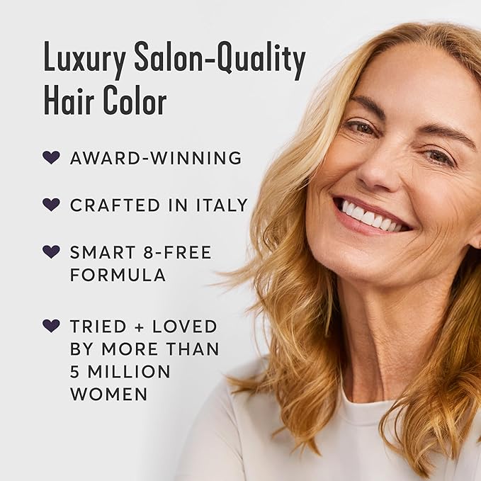Madison Reed Radiant Hair Color Kit - 9NA Medium Cool Blonde with Ash Undertones (Pisa Blonde), Dimensional Gray Hair Blending Permanent Hair Dye, PPD-Free & Ammonia-Free, 2 Pack