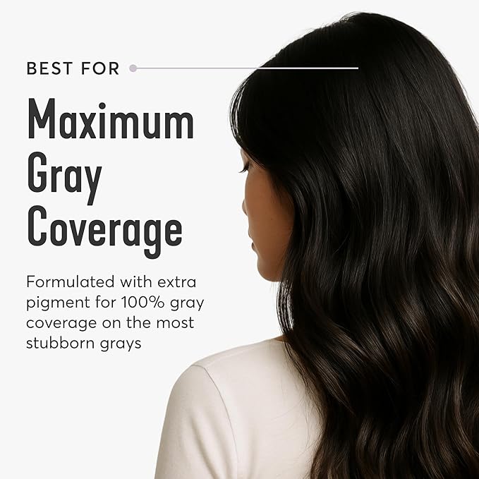 Madison Reed Radiant Hair Color Kit - 2NNA Darkest Cool Black with Ash Undertones (Pescara Black), Dimensional Gray Hair Blending Permanent Hair Dye, PPD-Free & Ammonia-Free, 2 Pack