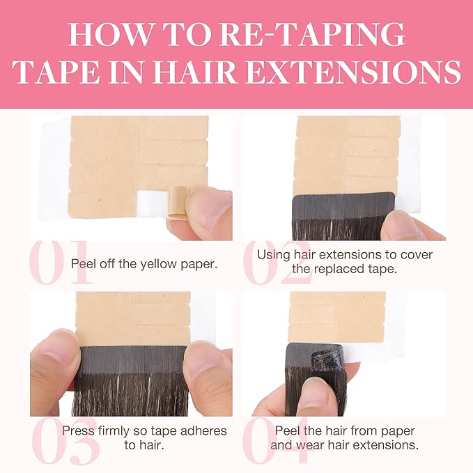 GOO GOO Tape in Hair Extensions Human Hair, 4A Chocolate Brown, 10inch 60g 40pcs, Skin Weft Seamless Invisible, Silky Straight with Thick Ends, Remy Human Hair