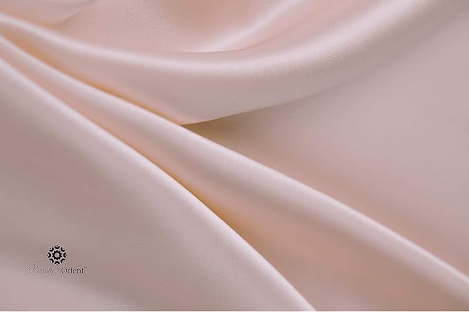 19 Momme Premium Mulberry Pink Silk Pillowcase for Hair and Skin | Handcrafted Hypoallergenic & Anti-Acne 100% Silk Pillow Cases with Zipper | Queen - 20" x 30", Rose Water