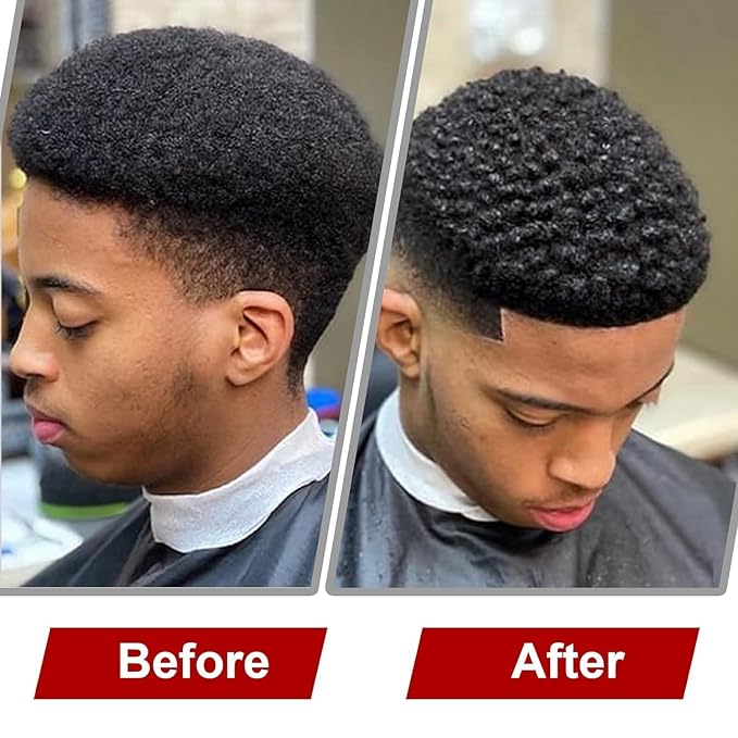2 Pcs Afro Twist Set: Upgrade Hair Sponge and Comb for Men/Women Curls, Barber & Personal Styling