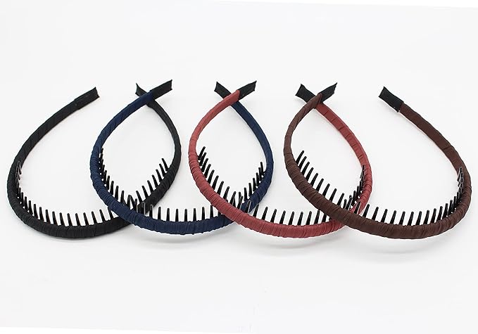 teeth comb headbands for women with hair hairbands fashion hair accessories Non-slip head bands ladies (4 color)