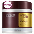 Collagen Hair Mask, Deep Conditioning Hair Mask Infused with Argan Oil, Plant Protein, Shea Butter, Hair Treatment Hydrating Repair Mask Essence for Dry Damaged Hair 16.9 oz 500ml Christmas Gifts