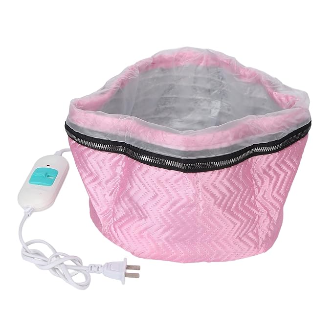 Hair Thermal Treatment Cap, SPA Nourishing Care Hat with Adjustable Temperature Control, Hair Steamer Thermal Heat Deep Conditioning Spa Care for Home Salon