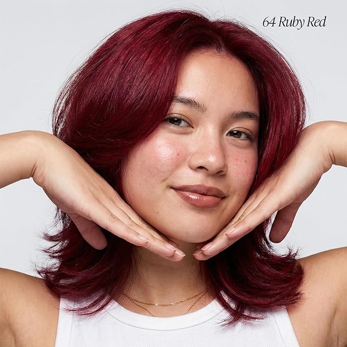 Adore Semi Permanent Hair Color (064 Ruby Red) | Vegan & Cruelty-Free Red Hair Dye | No Ammonia, No Peroxide, No Alcohol | 4 Fl Oz (Pack of 1)
