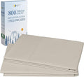 California Design Den 100% Cotton King Pillow Cases Set of 2, 800 Thread Count, Soft Pillow Cases Sateen, Fits King Size Pillows (Beige)