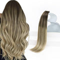 Sunny Hair Tape in Hair Extensions Human Hair Brown Balayage Blonde Tape in Extensions 24 Inch Real Hair Extensions Tape in 20Pcs 50g