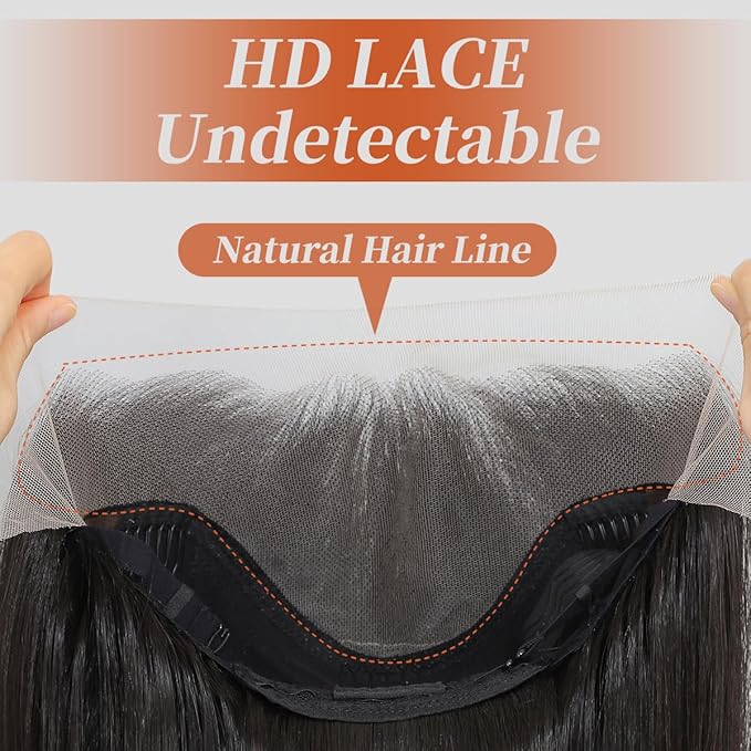 Synthetic Lace Front Wigs Pre Plucked 13x4 HD Lace Black Wigs For Black Women 26 Inch Long Wavy 100% Futura Premium Wig Ready to Wear Beginner Friendly Daily Party Use