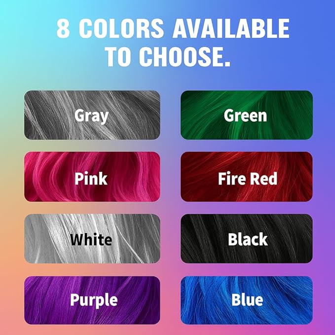 Red Temporary Hair Color Spray for Women Kids Men, Washable, One Time Use Hair Spray, Bold Vibrant Shade for Cosplay, Halloween, Party, DIY Hair Looks & Festivals