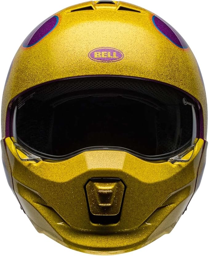 Bell Broozer Helmet (Gloss Ignite Purple/Yellow - Medium)
