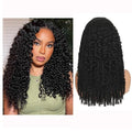 Burmese Curly Human Hair Wig with Spiral End 200% Density 360 Full HD Lace Front Wigs Human Hair Water Wave Wigs for Women 30Inch Pre Plucked with Baby Hair Tiny Knots Natural Black