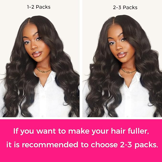 Lashey Seamless Clip in Hair Extensions Human Hair 150g 9pcs 24 Inch Body Wave #2 Dark Brown Clip for Women PU Weft Hair Extensions