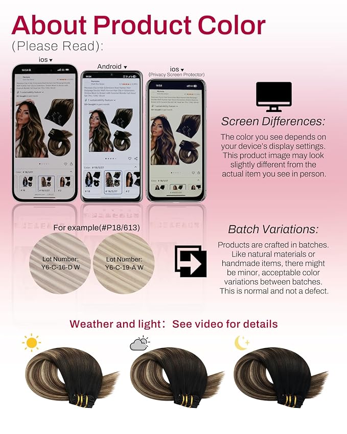 Moresoo Balayage Hair Extensions Clip ins Natural Black to Brown with Honey Blonde Clip in Real Human Hair Ombre Black to Blonde for Women Remy Human Hair Long Full Head 80g/5pcs 18 inch