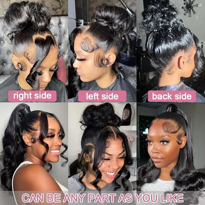 Hidden Strap Invisi Strap Straight 360 Glueless Wigs Human Hair Pre Plucked Pre Bleached Brazilian Virgin Wig With Drawstring 250 Density HD Full Lace Front Wigs Human Hair 26 Inch