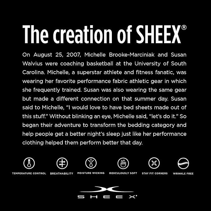 SHEEX Original Performance Cooling Pillowcases, Ultra-Soft King Pillowcase Set, 2 Cooling Pillow Covers, Carolina Blue
