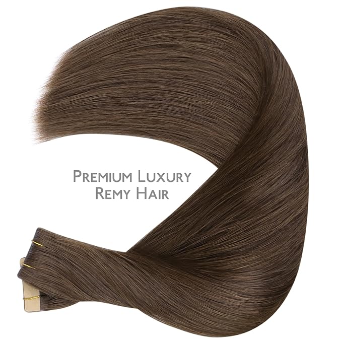 WENNALIFE Invisi Edge & Classic Tape in Hair Extensions Human Hair, 24 Inch 50g 20pcs(10pcs Invisi Edge & 10pcs Classic) Light Ash Brown Invisible Luxury Remy Hair Natural Seamless Injected Tape Ins