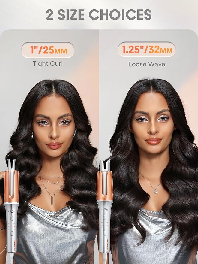 SHEGLAM Automatic Curling Iron 1 inch + 24K Hair Oil