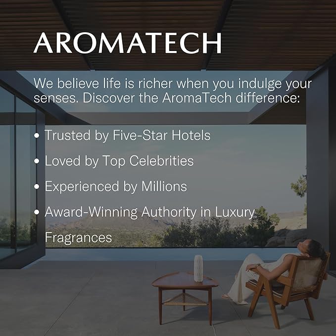 Aromatech Coconut & Peach Nectar Aroma Essential Oil Blend: Hotel Inspired Aromatherapy with for Ultrasonic Diffusers & Nebulizers - 16.9 fl oz, 500 mL