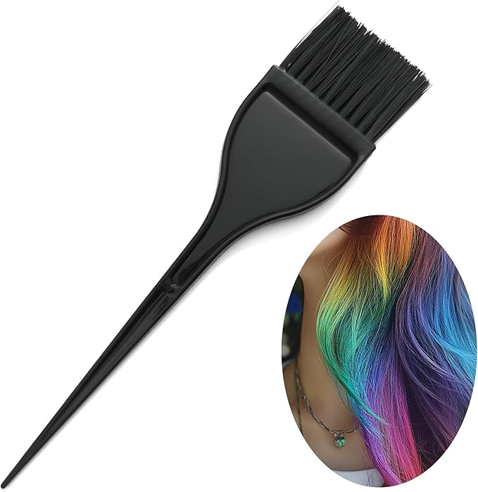 Losaria 10 Pieces Hair Coloring Dyeing Kit Professional Hair Dye Tools for Bleaching and Hair Dye, including Hair Dye Brush, Ear Cover, Hair Cover, Shawl, Gloves, Hair Clips