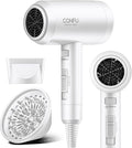 Hair Dryer with Diffuser, CONFU Blow Dryer for Curly Hair for Women Men, 21000PRM Travel Hair Dryer, Portable Lightweight Fast Drying Negative Ion Hairdryer for Home & Travel