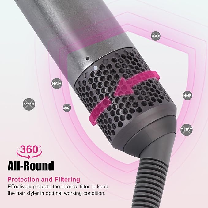 Outer Filter Cover Compatible with Dyson Airwrap Hair Styler HS01 HS05 Models Outer Magnetic Filter Cage Replacement Parts