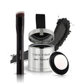 THICK FIBER Root Touch Up Powder with Brush – Covers Grey Roots, Thinning Hair & Bald Spots – Sweat & Water Resistant for Men & Women (Black, 0.35 Ounce (Pack of 1))