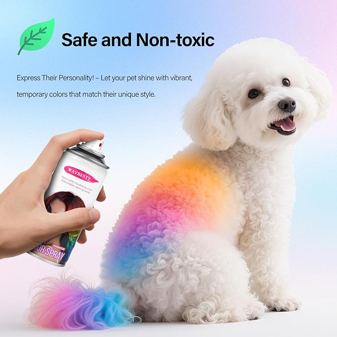 One-Day Hair Color Spray For Kids Women Men, Temporary Hair Dye Washable Hair Wax Color Non-Sticky For Cosplay Party DIY, Christmas Party, Halloween Crazy Hair Day (Silver, 4.06 oz)