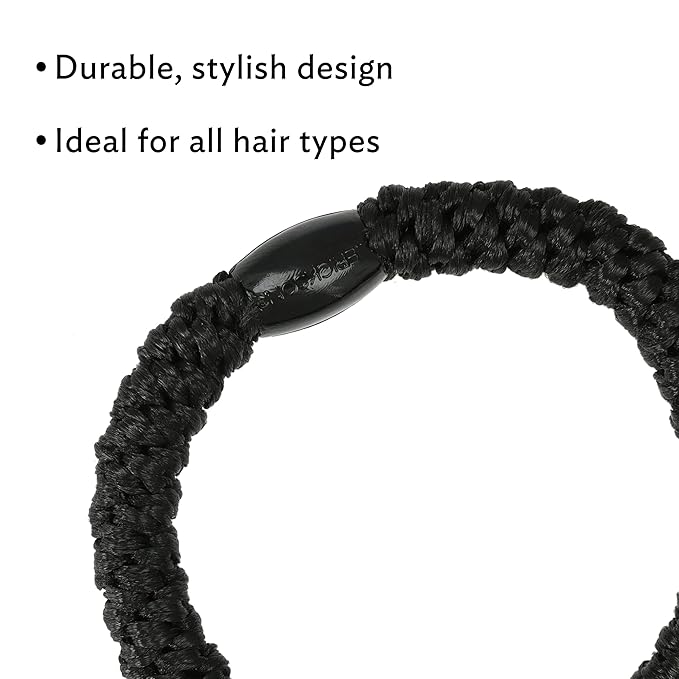 Brown Hair Ties for Thick Hair, Grab & Go Pony Tube, 15 Pack, Toffee, Thick No-Crease Bands with Strong Hold, Damage-Free Design, Warm Everyday Neutrals | L. Erickson