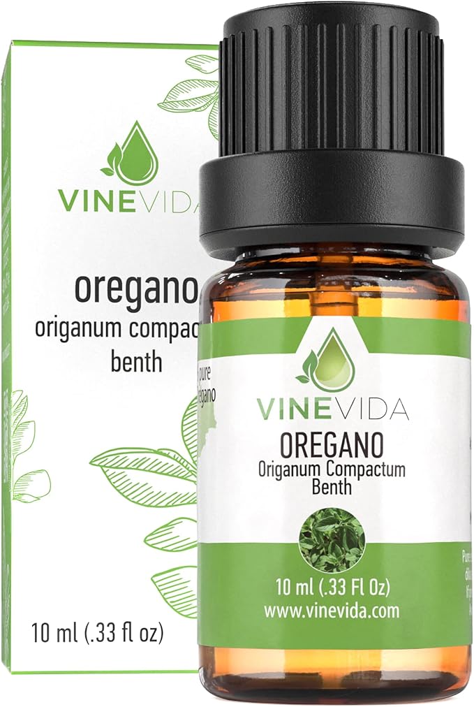 VINEVIDA Oregano Essential Oil 10 mL-Undiluted Oregano Oil 10 mL-Oregano Candle Oil Scent-DIY Candle Scents for Candlemaking-10 mL Essential Oil for Soap Making Safe for Skin (4OZV-OBP-ORE-80P-10ML)