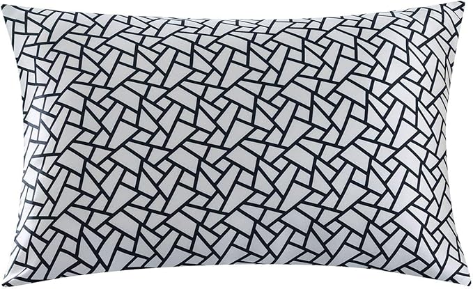 SLPBABY Silk Pillowcase for Hair and Skin with Hidden Zipper Print (Queen, Pattern25)