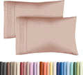King Pillow Cases Set of 2 - Ultra Soft Hotel Quality Pillowcase Covers - Comfy, Cozy & Wrinkle Free - Shrinkage, Stain and Fade Resistant - Machine Washable Pillow Protectors - 2 Piece Set - Mauve